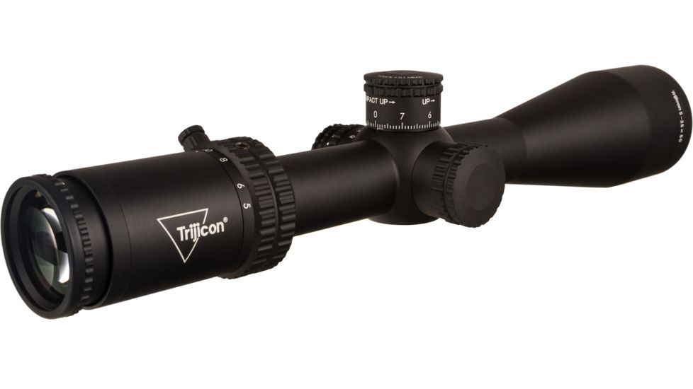Trijicon Tenmile TM2550 5-25x50mm Rifle Scope, 30 mm Tube, Second Focal Plane, Black, Red MRAD Center Dot Reticle, Mil Rad Adjustment, 3000011