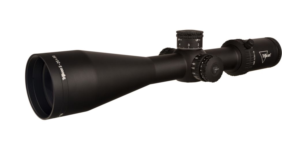 Trijicon Tenmile TM2550 5-25x50mm Rifle Scope, 30 mm Tube, Second Focal Plane, Black, Red MRAD Center Dot Reticle, Mil Rad Adjustment, 3000011