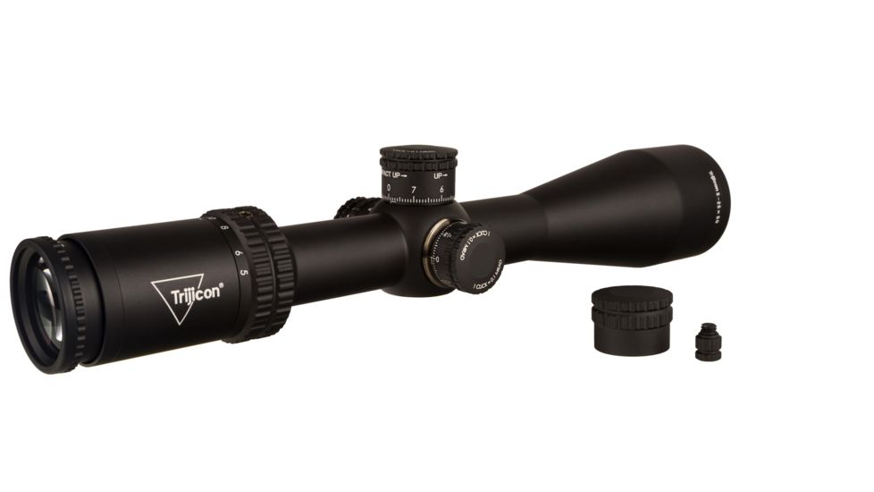 Trijicon Tenmile TM2550 5-25x50mm Rifle Scope, 30 mm Tube, Second Focal Plane, Black, Red MRAD Center Dot Reticle, Mil Rad Adjustment, 3000011