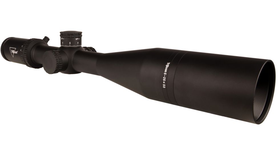 Trijicon Tenmile TM2550 5-25x50mm Rifle Scope, 30 mm Tube, Second Focal Plane, Black, Red MRAD Center Dot Reticle, Mil Rad Adjustment, 3000011