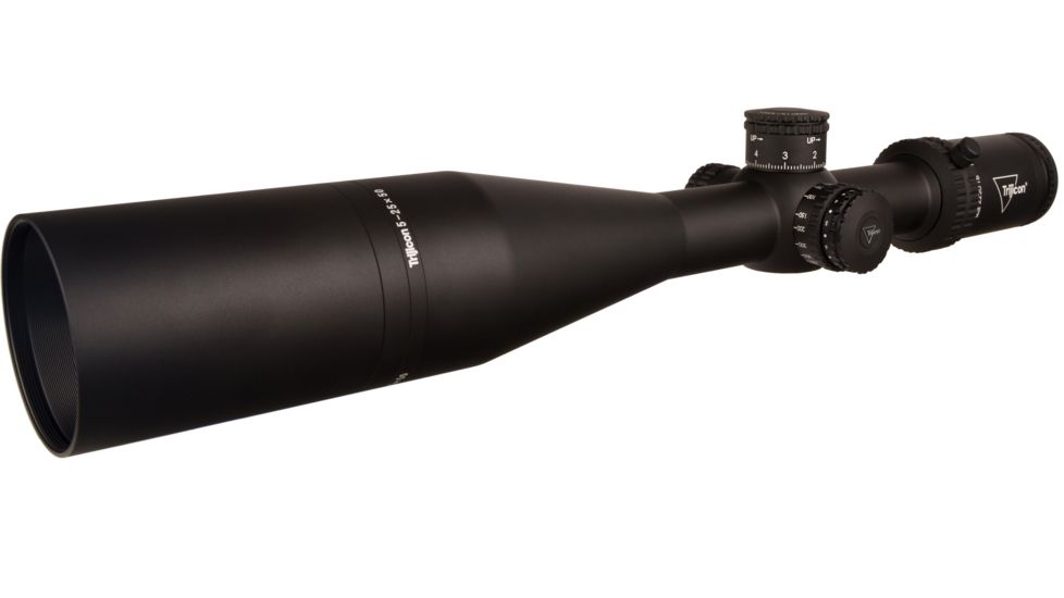 Trijicon Tenmile TM2550 5-25x50mm Rifle Scope, 30 mm Tube, Second Focal Plane, Black, Red MRAD Center Dot Reticle, Mil Rad Adjustment, 3000011