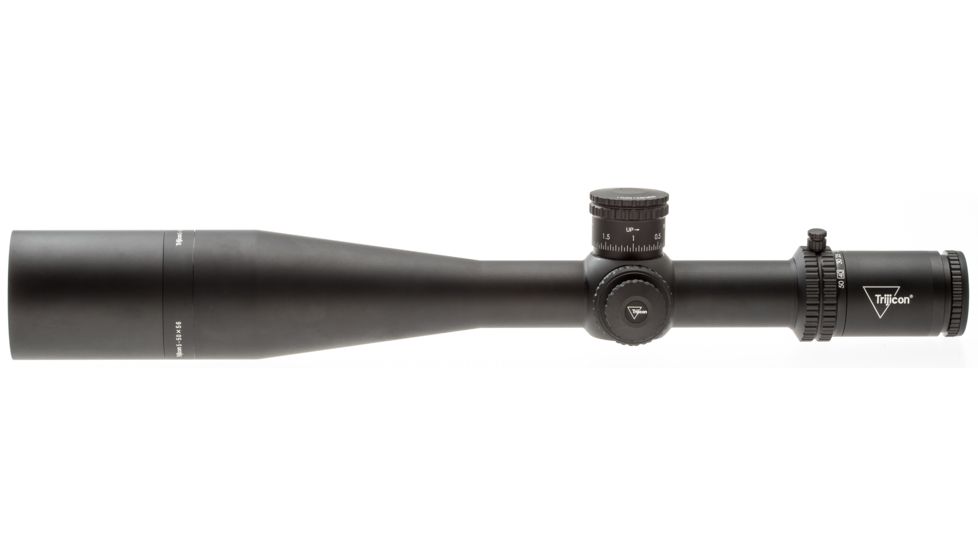 Trijicon Tenmile TM5056 5-50x56mm Rifle Scope, 34 mm Tube, Second Focal Plane, Black, Green/Red MRAD Center Dot w/ Wind Holds Reticle, Mil Rad Adjustment, 3000017
