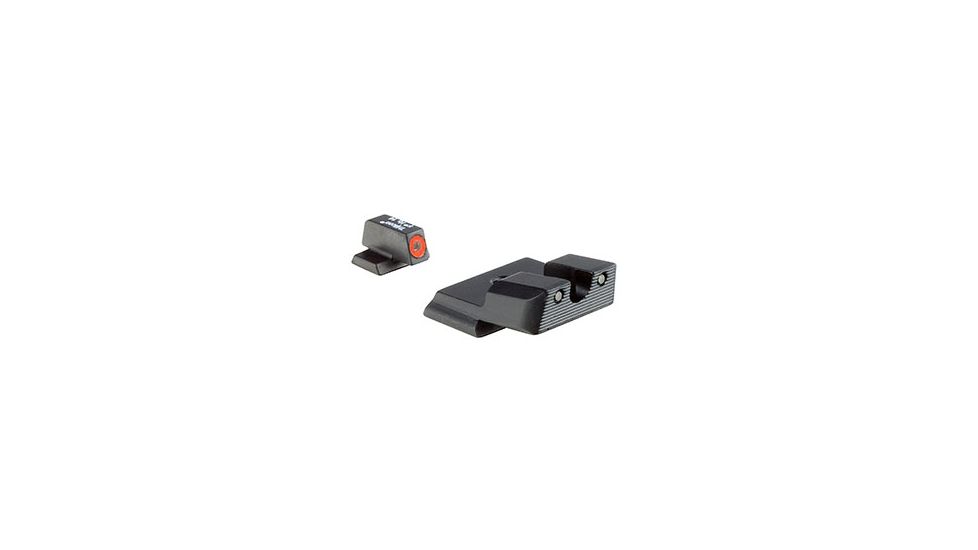 USED Trijicon HD XR Night Sight Set, Orange Front Outline for Smith and Wesson SHIELD .40, .45, and 9mm, Black, 600856, EDEMO1, Used, Condition Like New, Inspect and Rebox