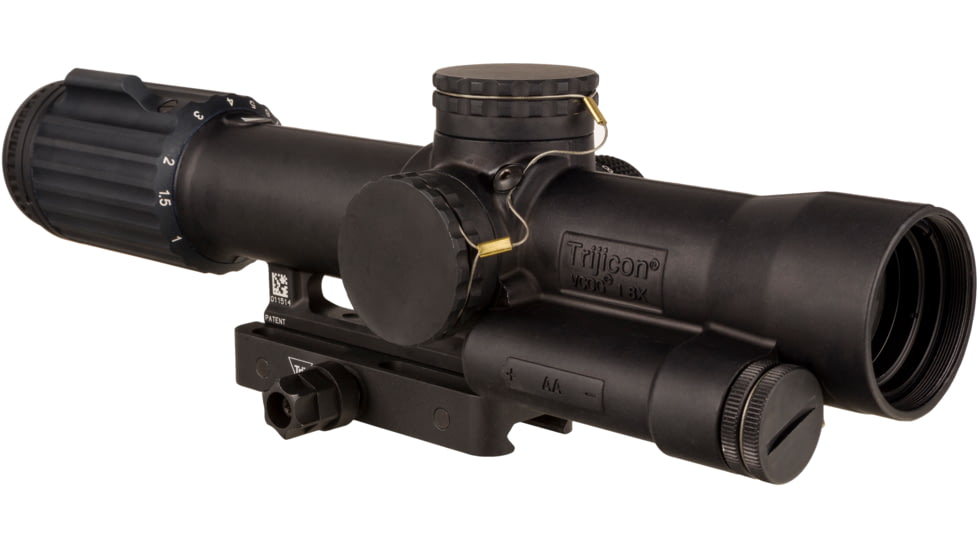 Trijicon VCOG Q-LOC Rifle Scope, 1-8x28mm, FFP, Red MRAD Segmented Circle/Crosshair Reticle, 2400014