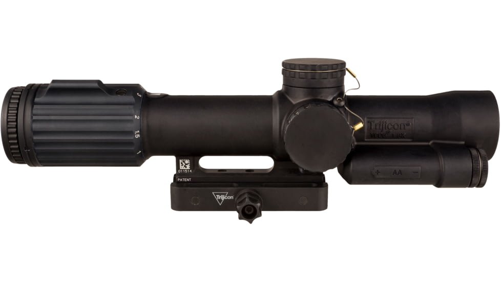 Trijicon VCOG Q-LOC Rifle Scope, 1-8x28mm, FFP, Red MRAD Segmented Circle/Crosshair Reticle, 2400014