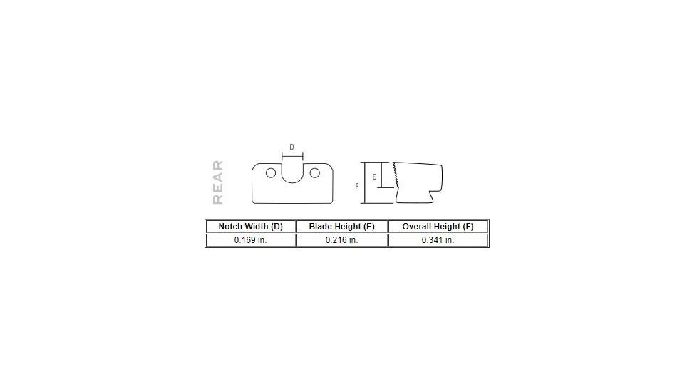 Trijicon Walter Heavy Duty Night Sight Set, Orange Front Outline, P99, PPQ, PPQ M2, 600738