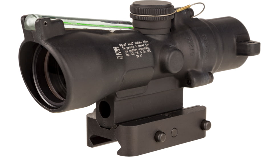 Trijicon XB Compact Dual Illuminated ACOG Crossbow Scope, 3x24 mm, 340-400 Fps, Green, Chevron Reticle, Matte Black, 400392