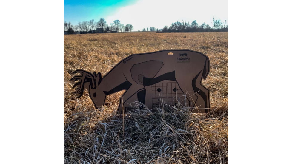 Triumph Systems Downwind Deer Cardboard Target, Black/Brown, 40 x 17.50in, 0200-20-000
