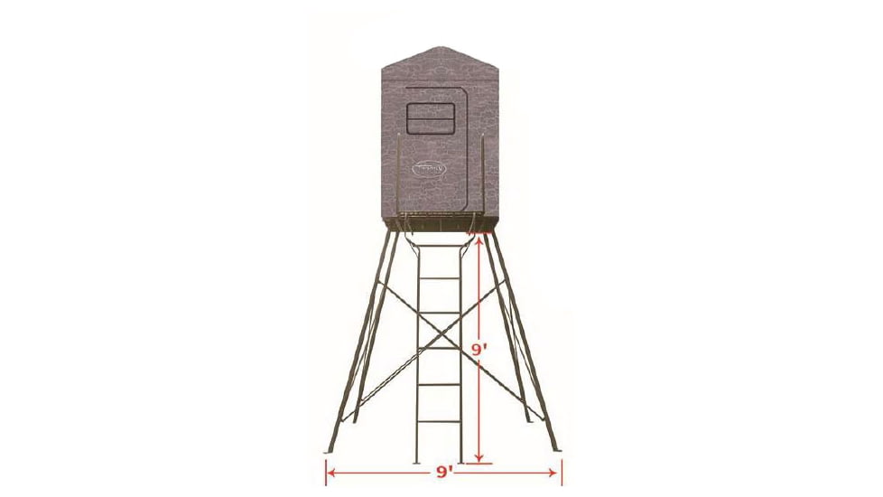Trophy Treestands Firetower Tree Stand, 15.6ft, TT809