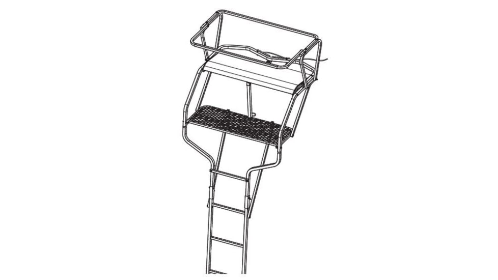 Trophy Treestands Maxgrip Double Tree Stand - Highview, 18ft, HVD207