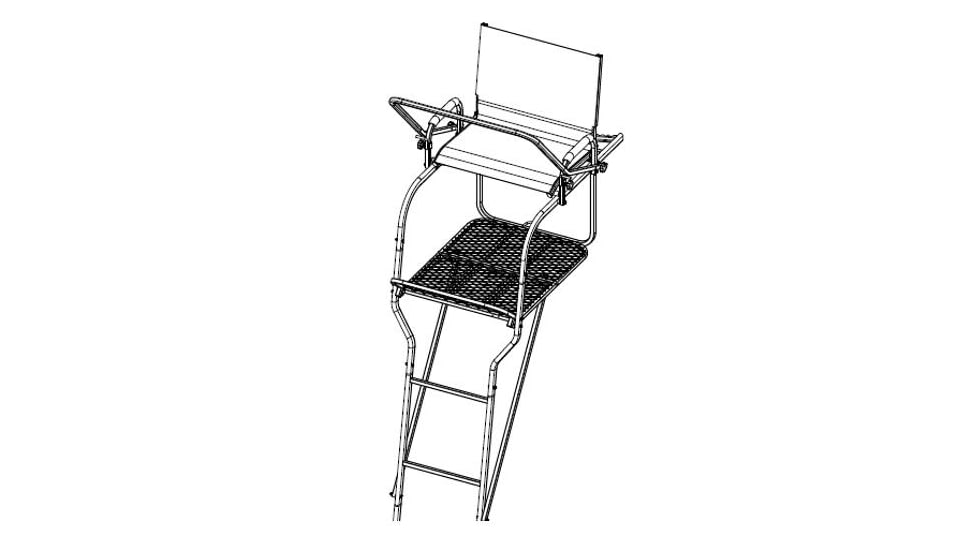 Trophy Treestands Maxgrip Elite Tree Stand - Highview, 18.5ft, HVL110