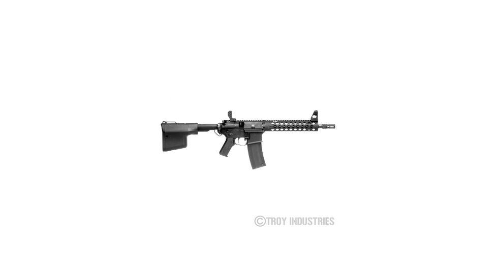 Troy 9in Alpha Rail No Sight, Black, NSN - 1005-01-621-9178, STRX-AL1-90BT-01