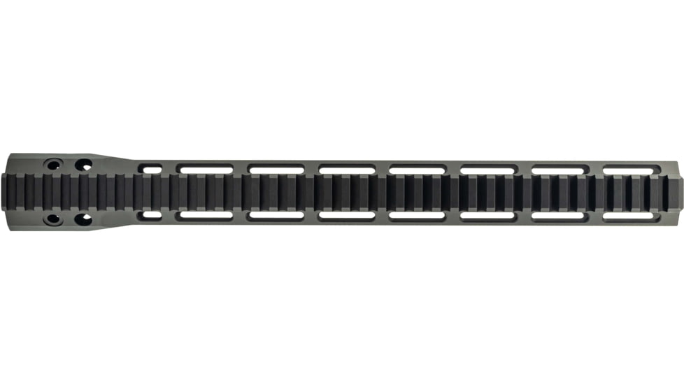 Troy Industries SOCC Gen 2 Free Float M-LOK Handguard AR-15 Aluminum Battle Rail, Black, 15.125in, SRAI-SR1-15BT-G2