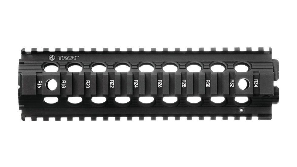 Troy Mid Length Drop In Battle Rail, 9in - Black MRF-D9BT-00