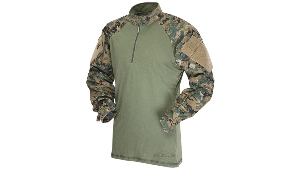 TRU-SPEC 1/4 Zip Tactical Response Shirt - Men's, 3XL, Regular, Olive Drab/Woodland Digital, 2569008