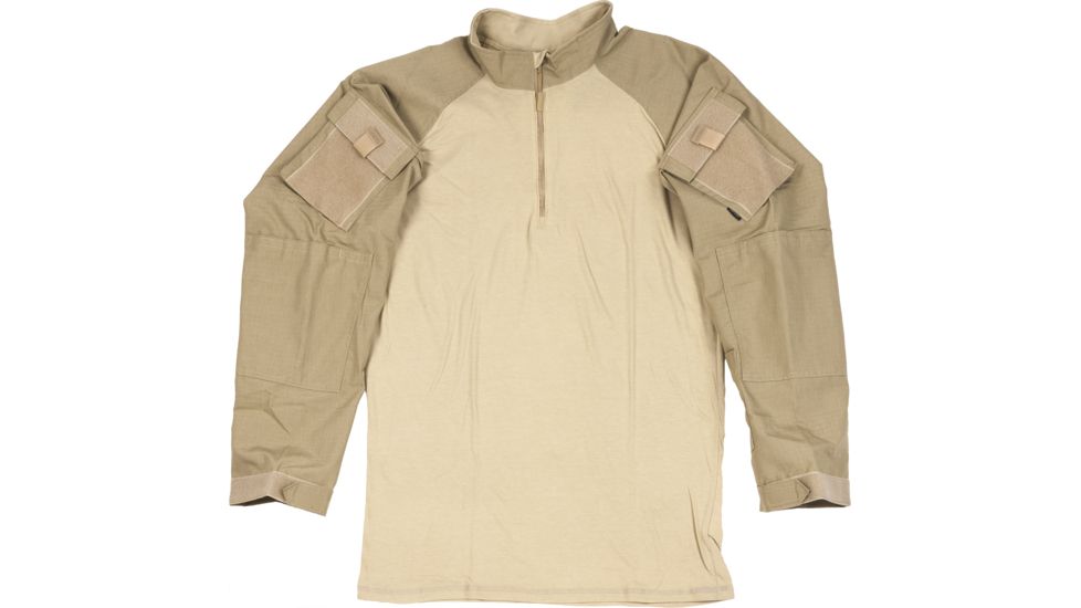 TRU-SPEC 1/4 Zip Tactical Response Shirt - Men's, Medium, Regular, Khaki/Sand, 2564004