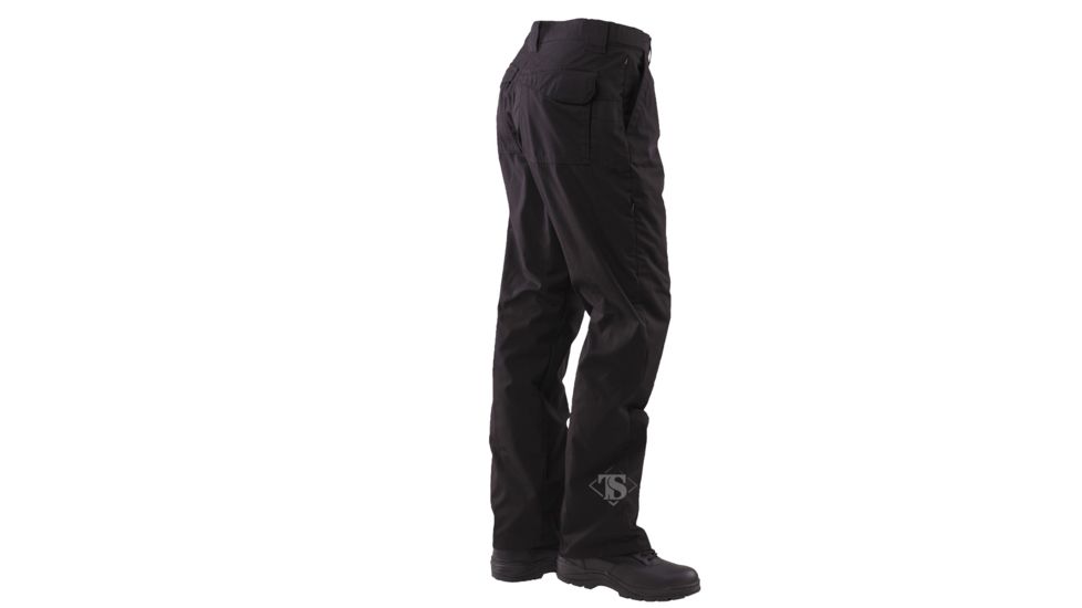Tru-Spec 24-7 Men's Classic Pants, Teflon, PolyCotton RipStop, Black, 40x32 1186008