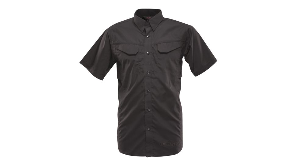 Tru-Spec 24-7 Ultralight Short Sleeve Field Shirt, Black, Extra Large 1091006