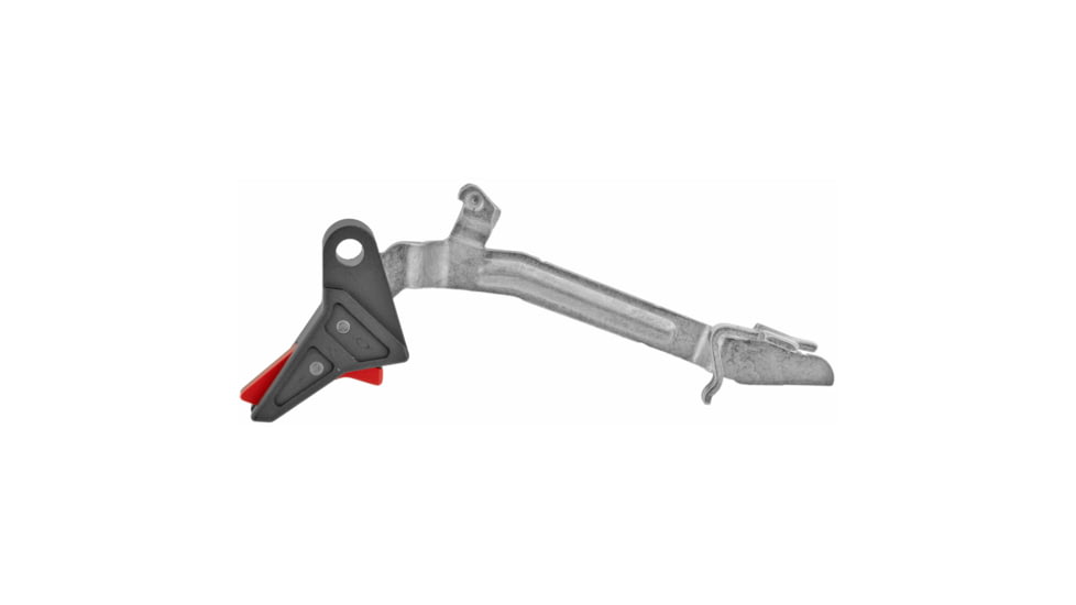 True Precision Axiom Pistol Trigger, Glock Gen 1-4, 17/17L/18/19/22/23/26/27/31/32/33/34/35, Flat, 4.5lb, Black/Red, TP-GLKT2-BLR