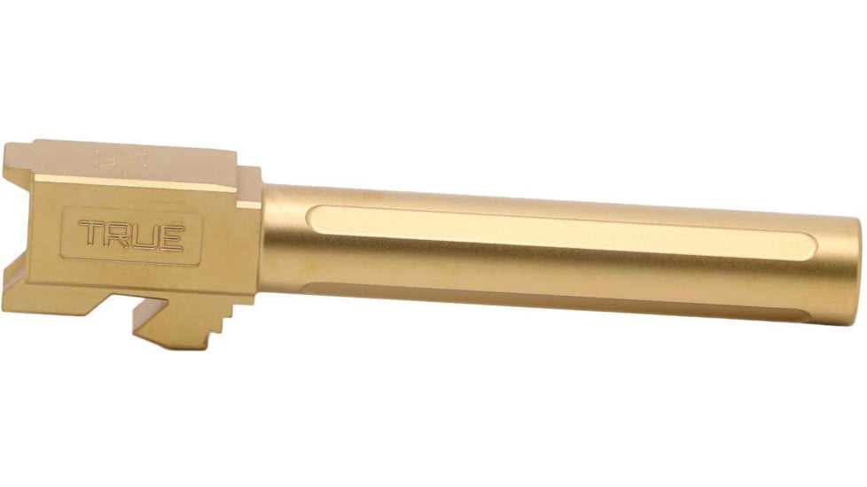 True Precision Glock 17 Non-Threaded Barrel, Gold TiN, TP-G17B-XG