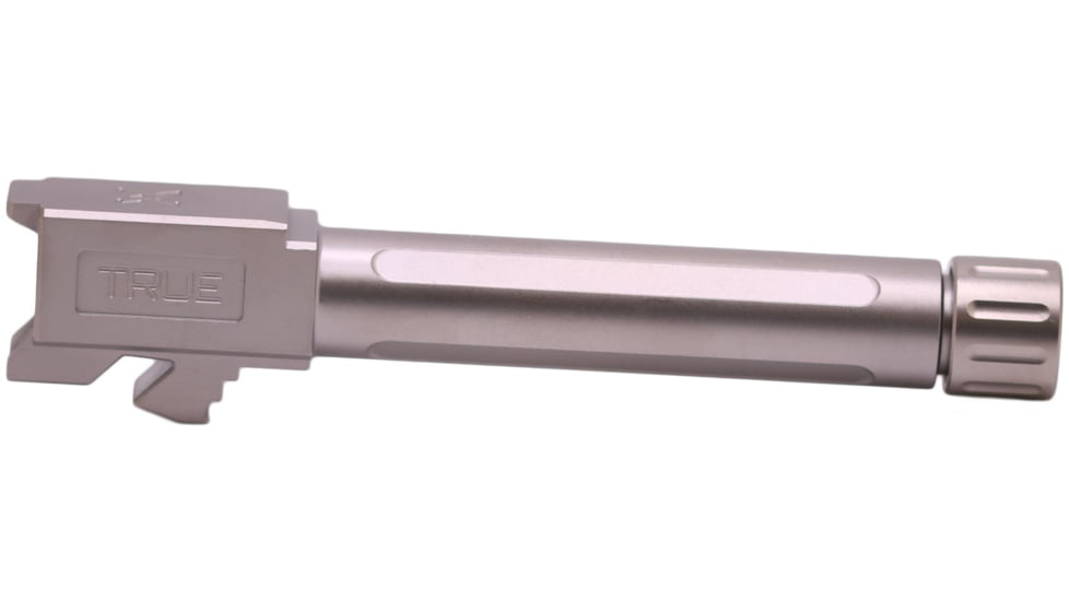 True Precision Glock 17 Threaded Barrel, 1/2x28, Stainless Silver, TP-G17B-XT