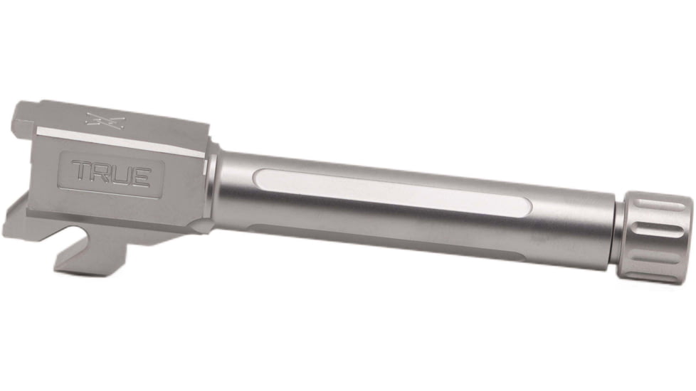 True Precision Sig Sauer P320 Compact/Carry Threaded Barrel, 1/2x28, Stainless Silver, TP-P32CB-XT
