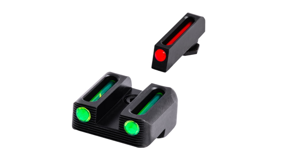 TruGlo Brite Site Glock 42 Fiber Optic Red Front Green Rear 3 Dot Sight, TG-TG131G3