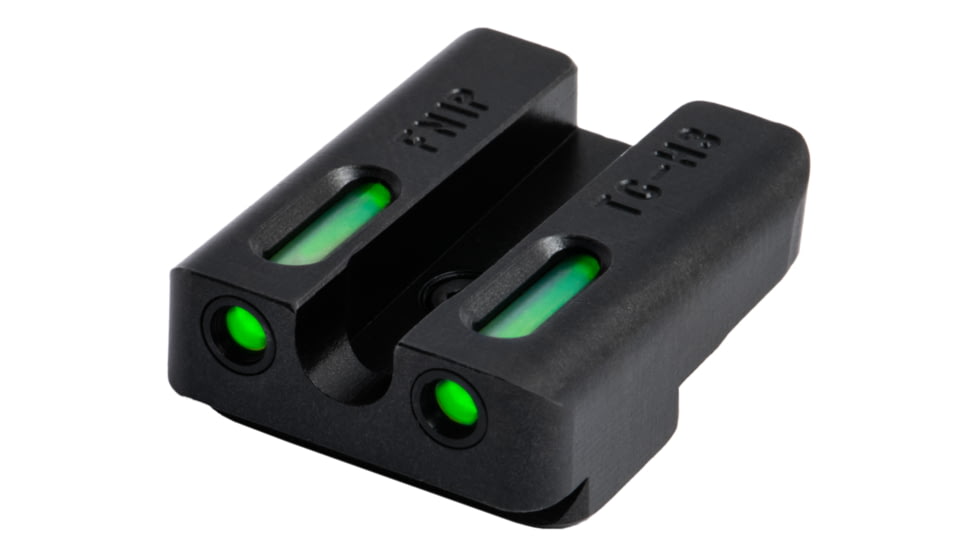 TruGlo Brite-Site TFX Pro Sight Set For FNH FNP-9/FNX-9/FNS-9, Including Compact Green Rear, Green With Orange Focus Lock Front Sight, TG-TG13FN1PC