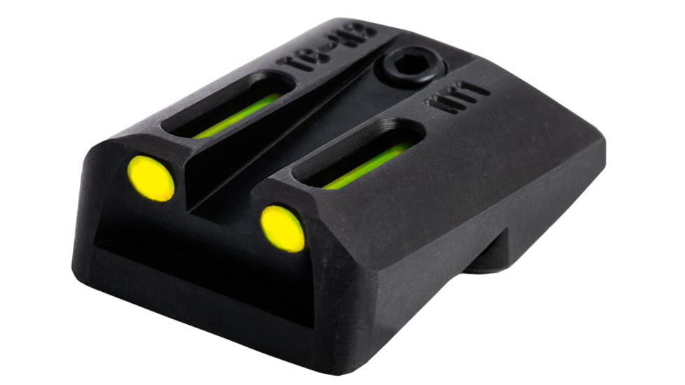 TruGlo TFO Day/Night Sight Set for Novak .260/.450, Yellow Rear Sight, TG-TG131NT1Y