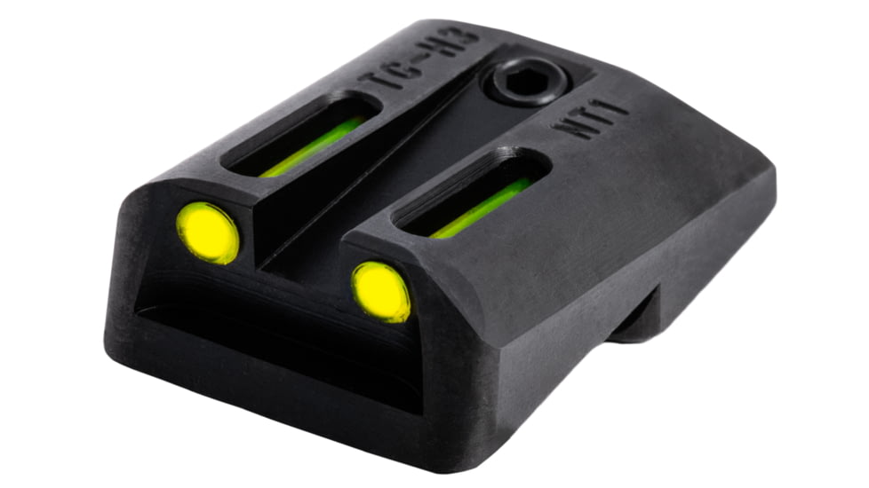 TruGlo TFO Day/Night Sight Set for Novak .270/.450, Yellow Rear Sight, TG-TG131NT2Y