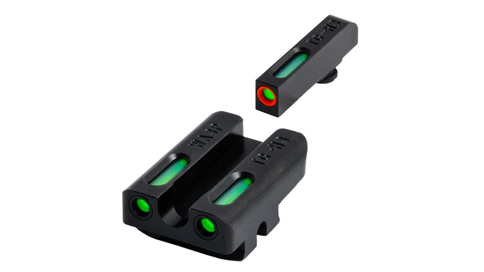 TruGlo TFX Pro Walther CCP Front and Rear Night Sight Set, Orange Ring, TG-TG13WA3PC