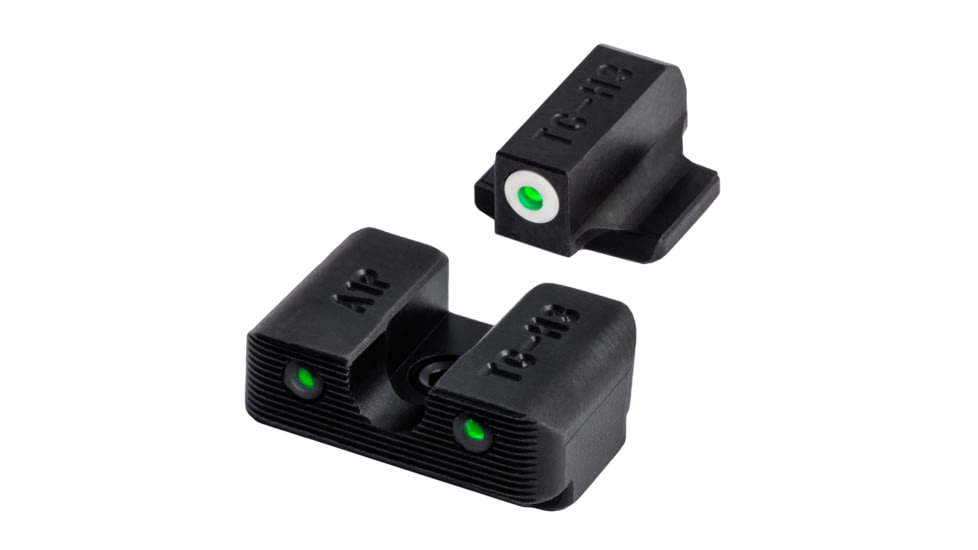 TruGlo Tritium Pro Handgun Sight Set for Kahr, White Focus Lock Ring, TG-TG231A1W