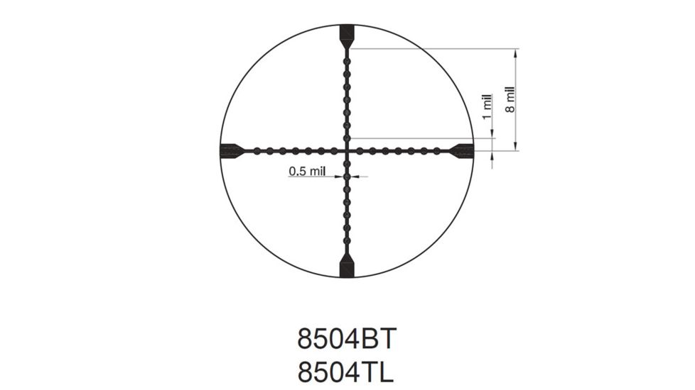 TruGlo Tru-Brite Xtreme Tactical Compact 4x32mm Rifle Scope W/ Rings, Red/Green Illuminated Mil-Dot Reticle, TG-TG8504TL