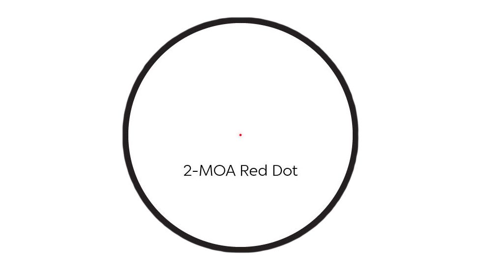 Truglo Red-dot 25mm Tru-tec 2-moa Dot W/pic Mounts Black