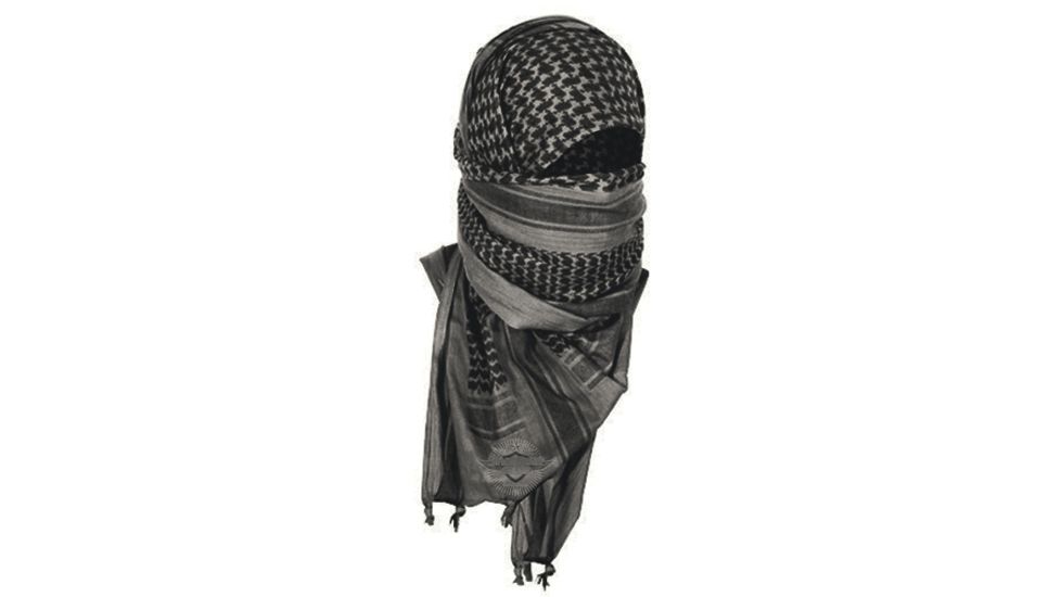 5Star Shemagh Desert Scarf Grey/Black 3741000