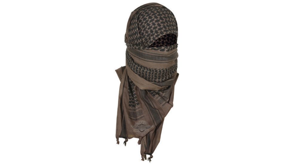 5Star Shemagh Desert Scarf Mocha/Black 3740000