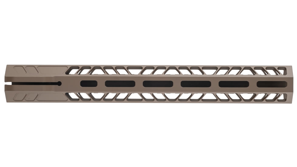 TRYBE Defense AR-15 M-LOK 12in Lightweight Handguard w/ Full Rail, Flat Dark Earth, 12 Inch, HDG12FR-FDE