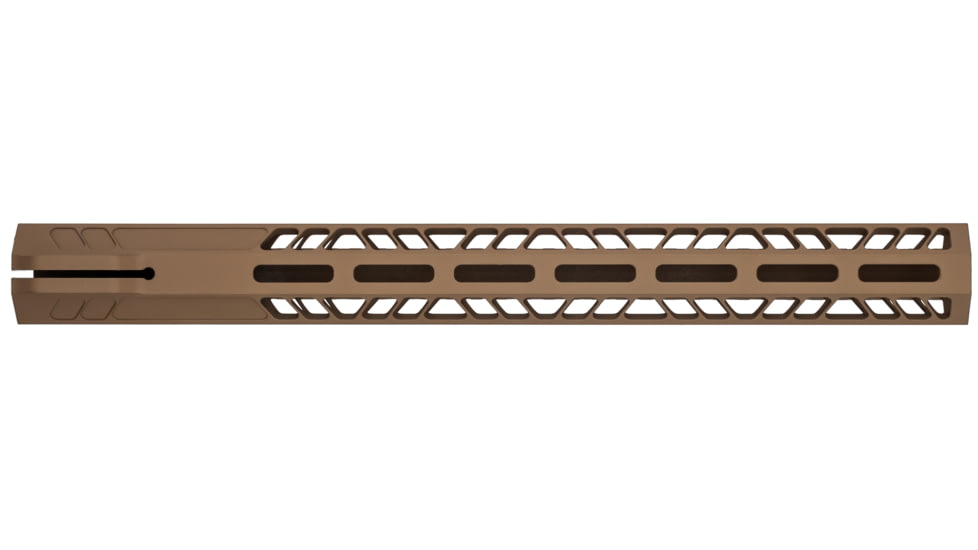 TRYBE Defense AR-15 M-LOK 15in Lightweight Handguard w/ Full Rail, Flat Dark Earth, 15 Inch, HDG15FR-FDE