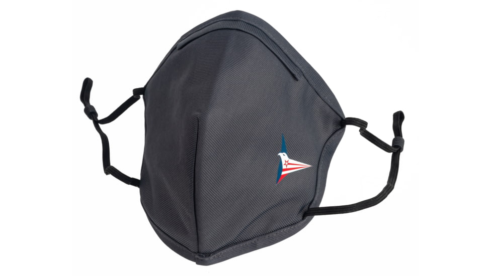 TRYBE Defense Breathing Armor Reusable 4 Layer Water Repellent Face Mask, Gray, One Size Fits All TRBMASK-1