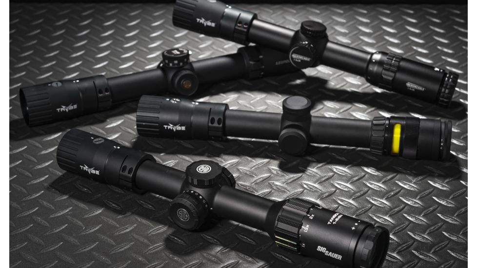 TRYBE Optics Enhancer Scope Magnification Doubler, 2x40mm, 30 mm/1 inch Tube Mount, Black, ENHRS30