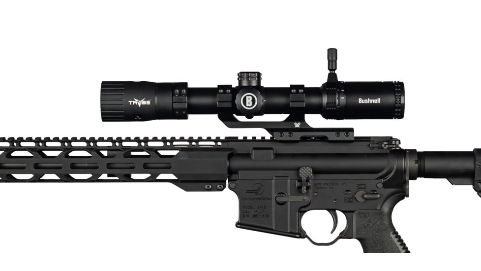 TRYBE Optics Enhancer Scope Magnification Doubler, 2x40mm, 30 mm/1 inch Tube Mount, Black, ENHRS30