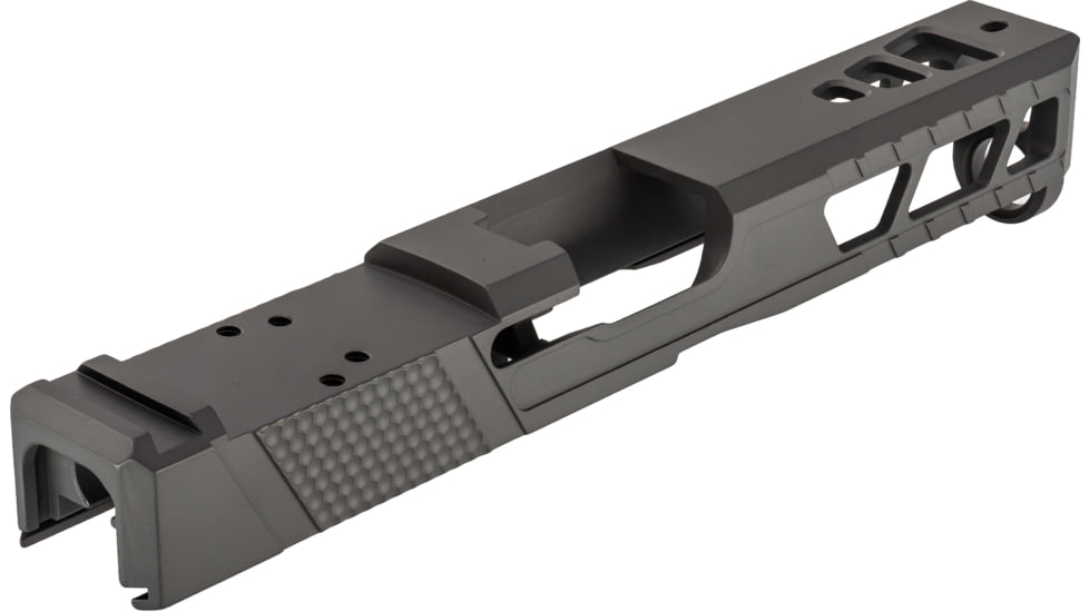 TRYBE Defense Glock 17 9mm Pistol Slide - Version 2, Gen 5, RMR Cut, Sniper Gray, SLDG17G5RMRV2-SG