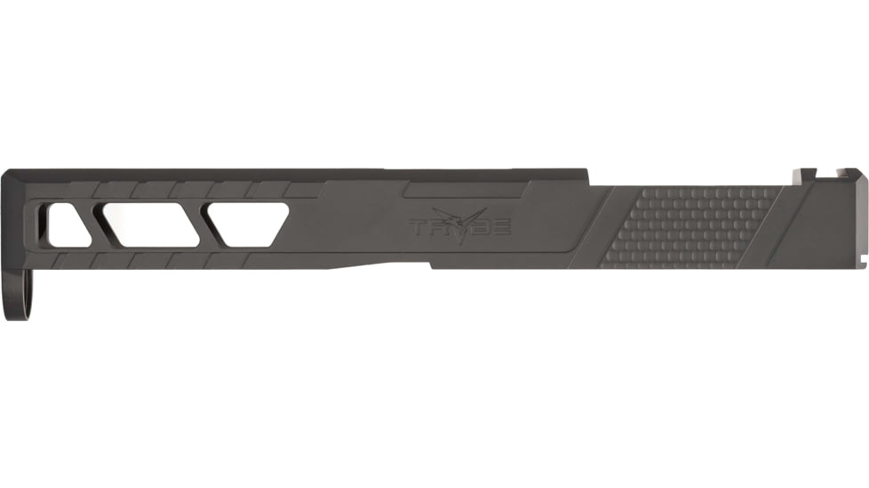 TRYBE Defense Glock 17 9mm Pistol Slide - Version 2, Gen 5, RMR Cut, Sniper Gray, SLDG17G5RMRV2-SG