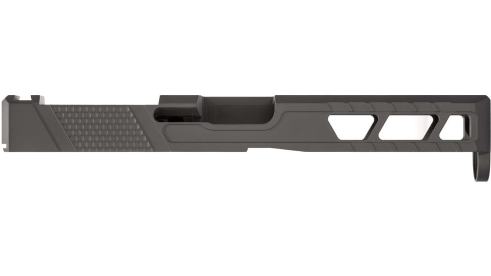 TRYBE Defense Glock 17 9mm Pistol Slide - Version 2, Gen 5, RMR Cut, Sniper Gray, SLDG17G5RMRV2-SG