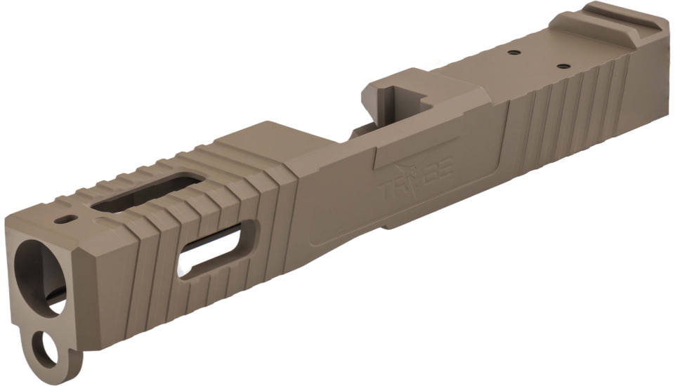 TRYBE Defense Glock 19 Pistol Slide, Glock 19, Gen 3, Viper Cut, FDE Cerakote, SLDG19G3VPR-FDE