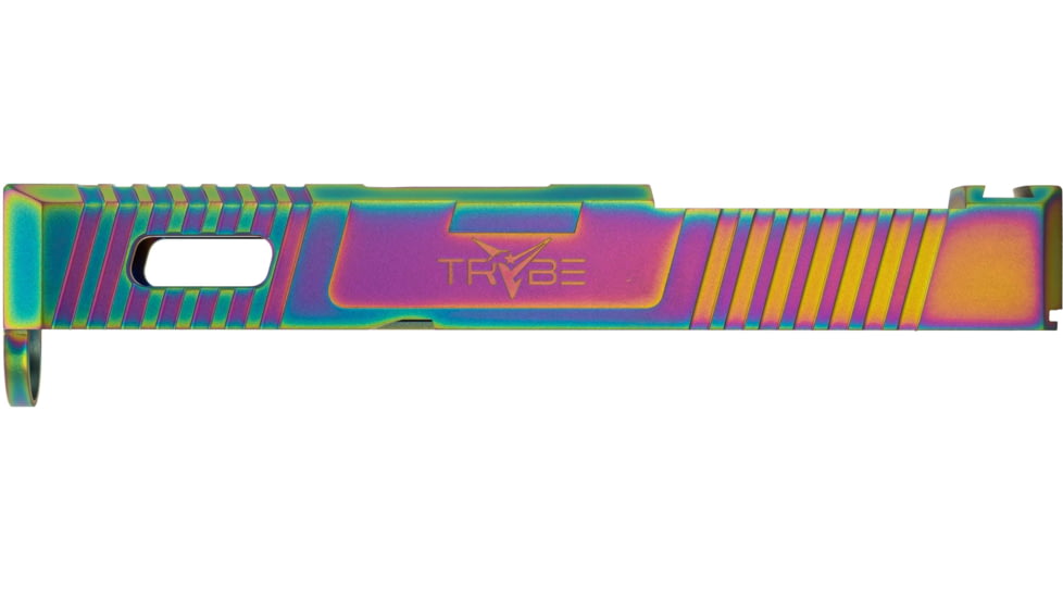 TRYBE Defense Glock 26 9mm Pistol Slide, Glock 26, Gen 3/4, DeltaPoint Pro Cut, Version 1, Cerakote, Chameleon, SLDG26G34DP-CML