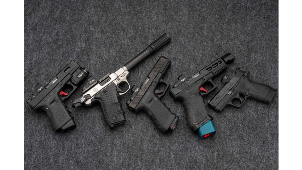 TRYBE Defense High Glow Fiber Optic Night Sights for Glock