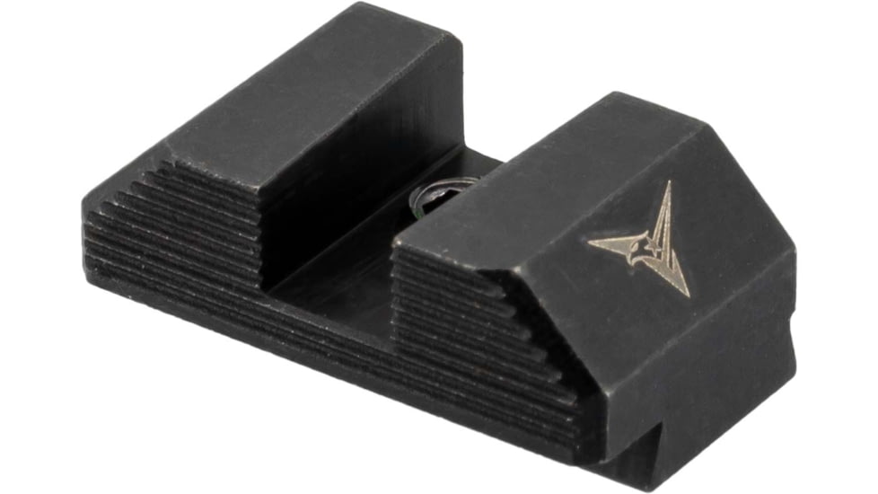 TRYBE Defense High Glow Fiber Optic Night Sights for Glock 17/19/22/23/24/26/27/33/34/35/37/38/39/42/43 &amp; SIG P320/P365, Standard, Black, FOSG-ST