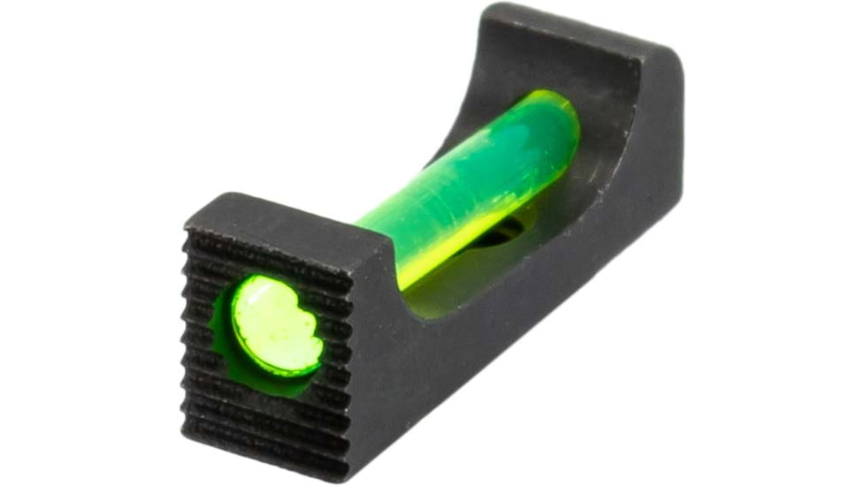 TRYBE Defense High Glow Fiber Optic Night Sights for Glock 17/19/22/23/24/26/27/33/34/35/37/38/39/42/43 &amp; SIG P320/P365, Standard, Black, FOSG-ST