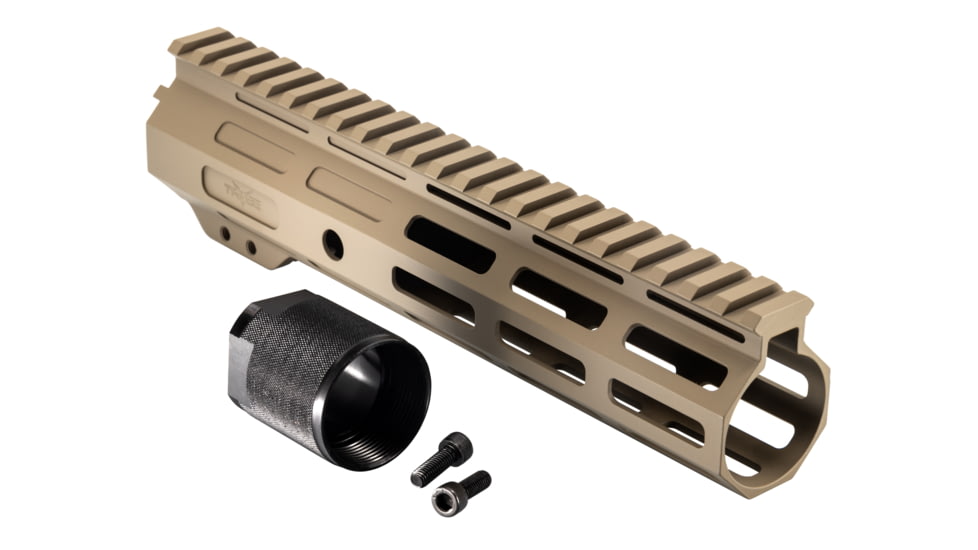 TRYBE Defense Magnite Ultra Function Lightweight Handguard, Full Top Rail, M-LOK, FDE, 9in, MGHDG-V1-9FR-FDE